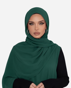 Emerald Green Georgette