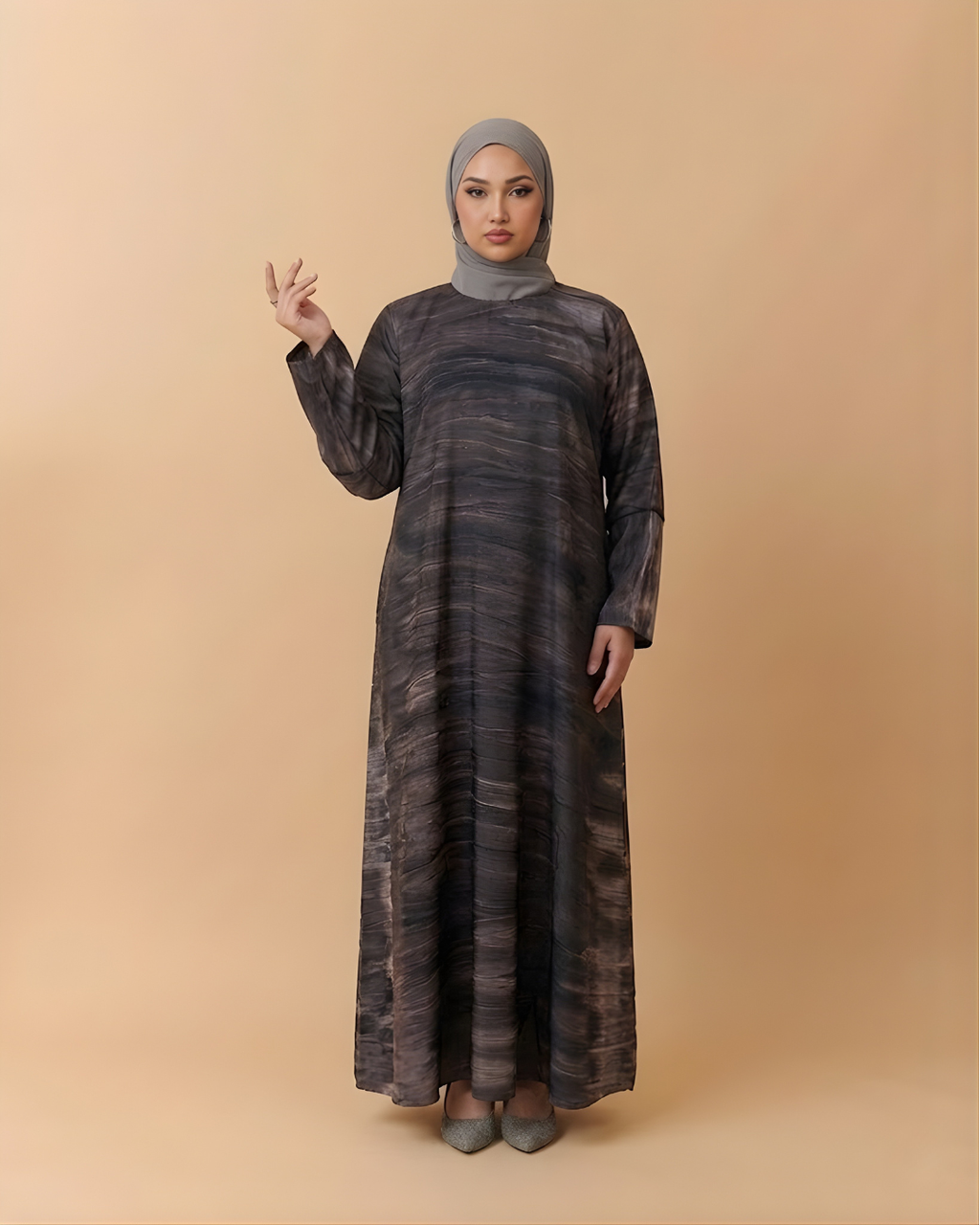Sawana – Printed Dark Brown