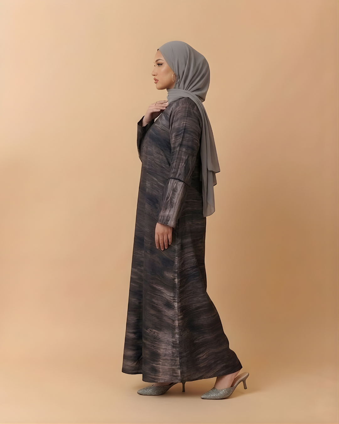 Sawana – Printed Dark Brown