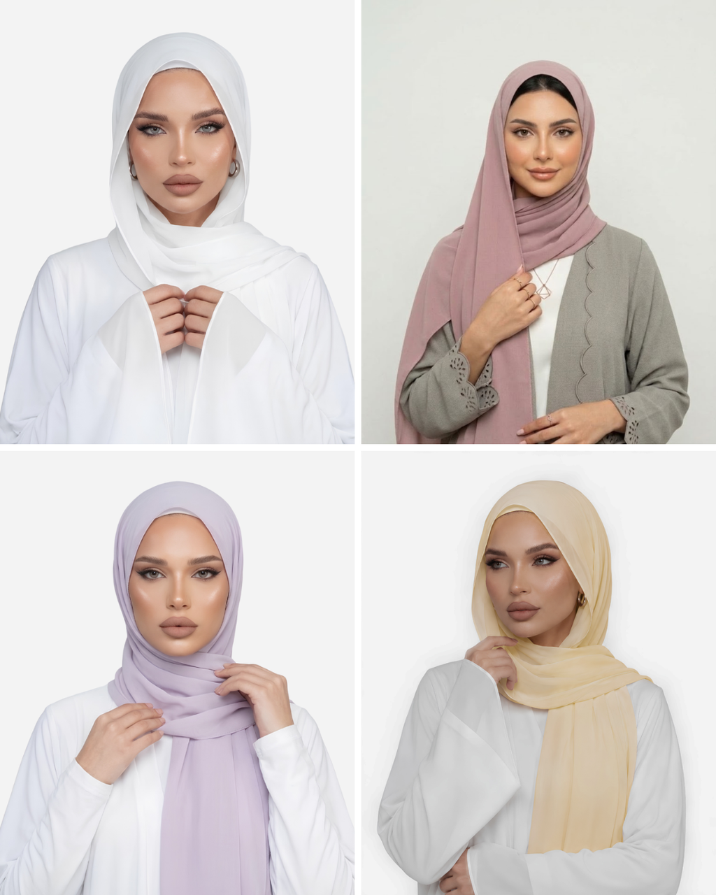 Everyday Modesty 4-Pack Hijab Set