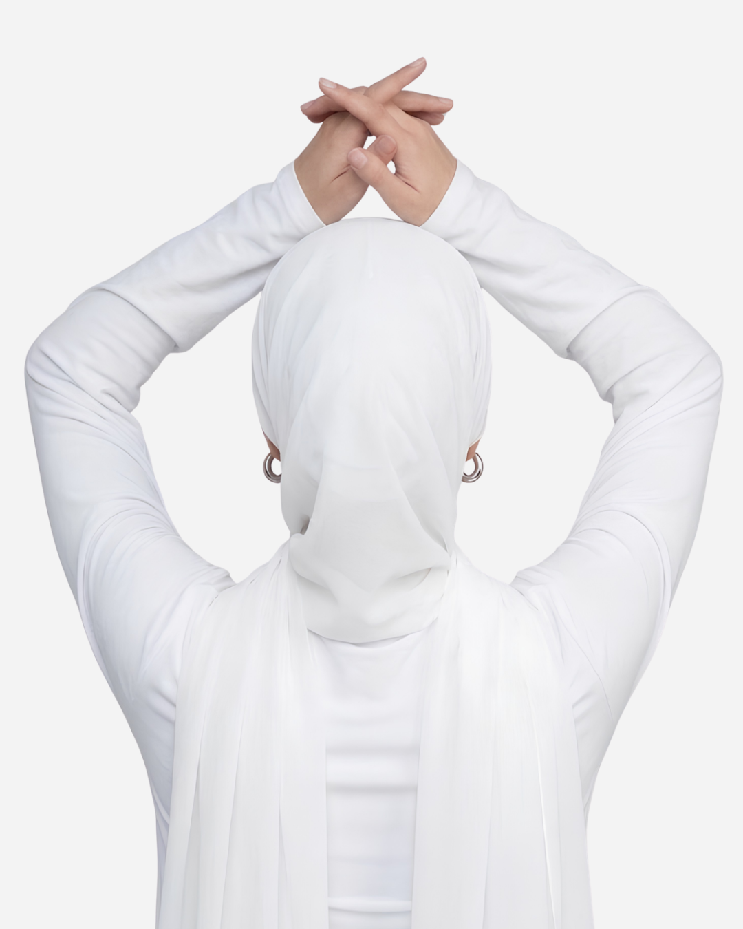 Pearl White Georgette