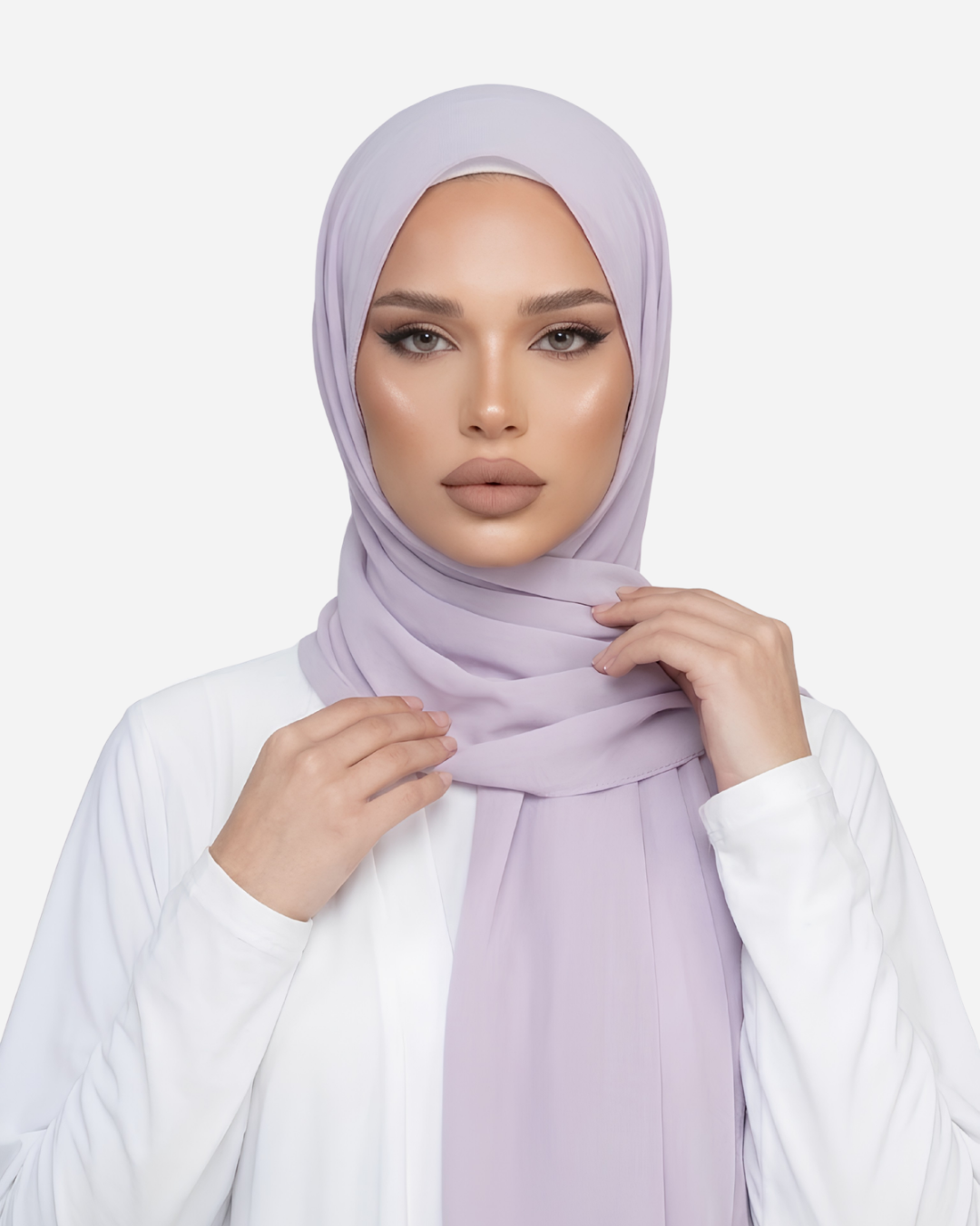 Lilac Mist Georgette