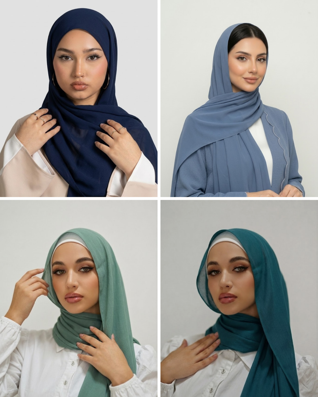 Everyday Modesty 4-Pack Hijab Set