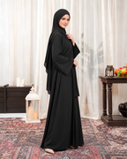 Pure Black Signature Abaya