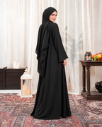 Pure Black Signature Abaya