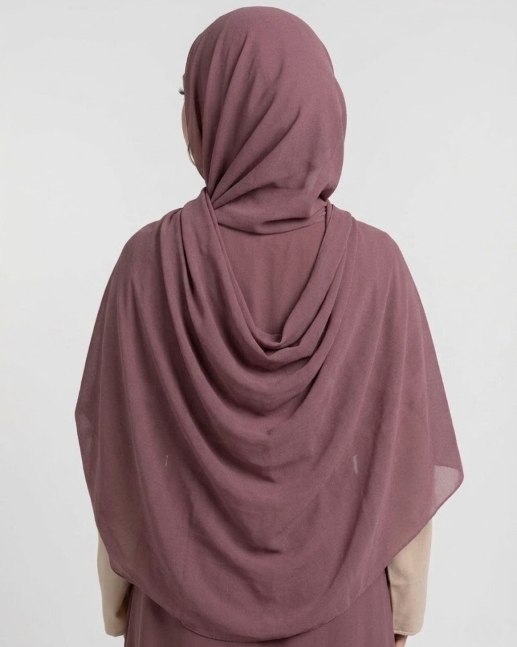 Dusty Mauve Georgette