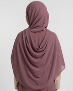 Dusty Mauve Georgette