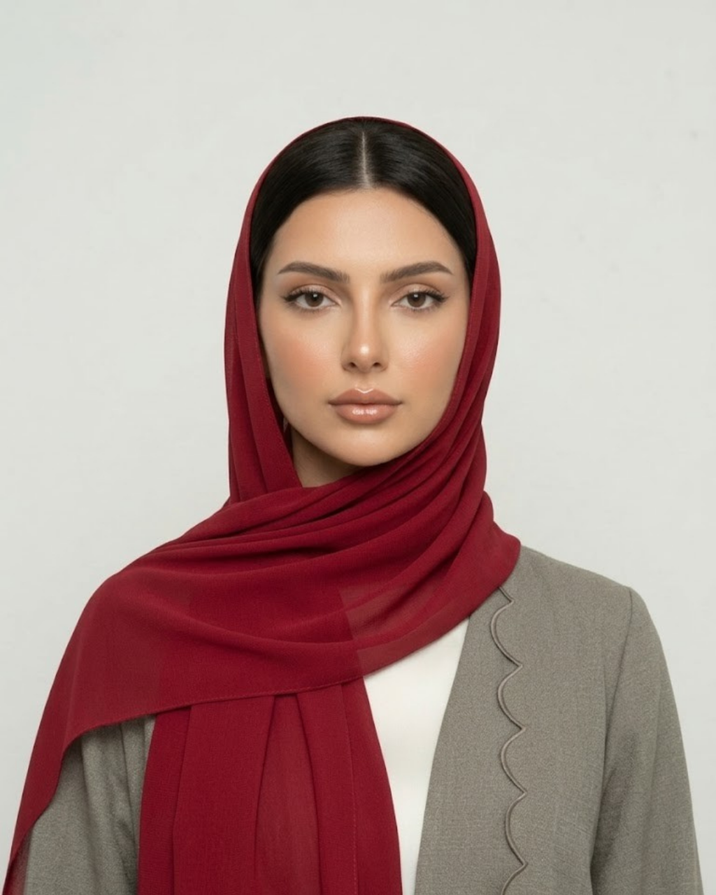 Deep Crimson Georgette