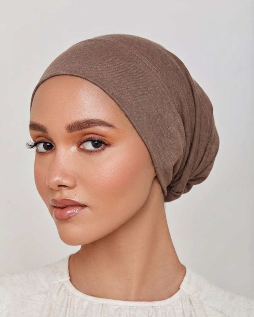 Sandy Brown Tube Cap