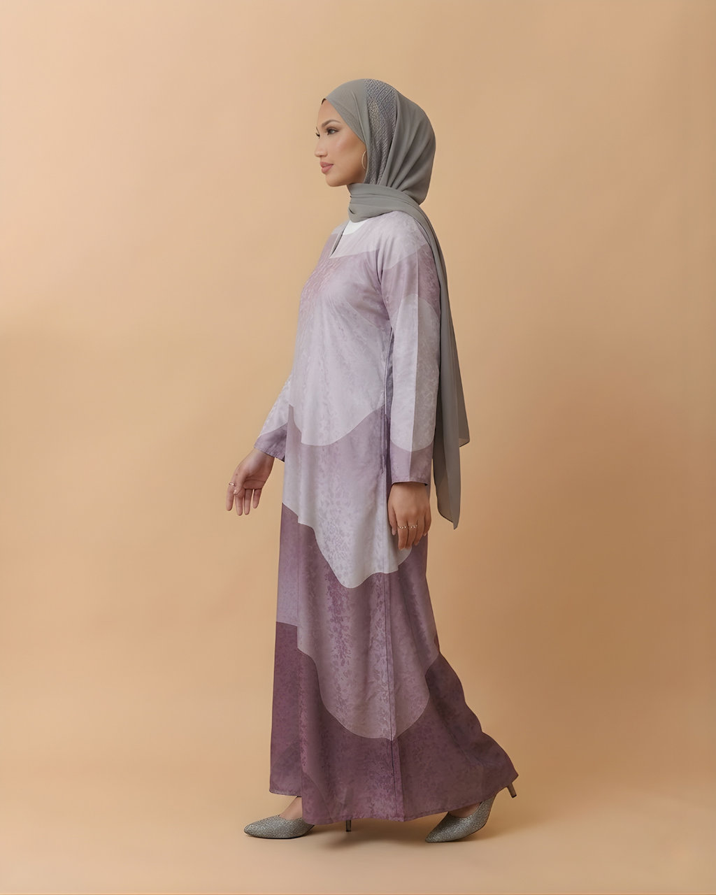 Serene Waves – Dusty Rose