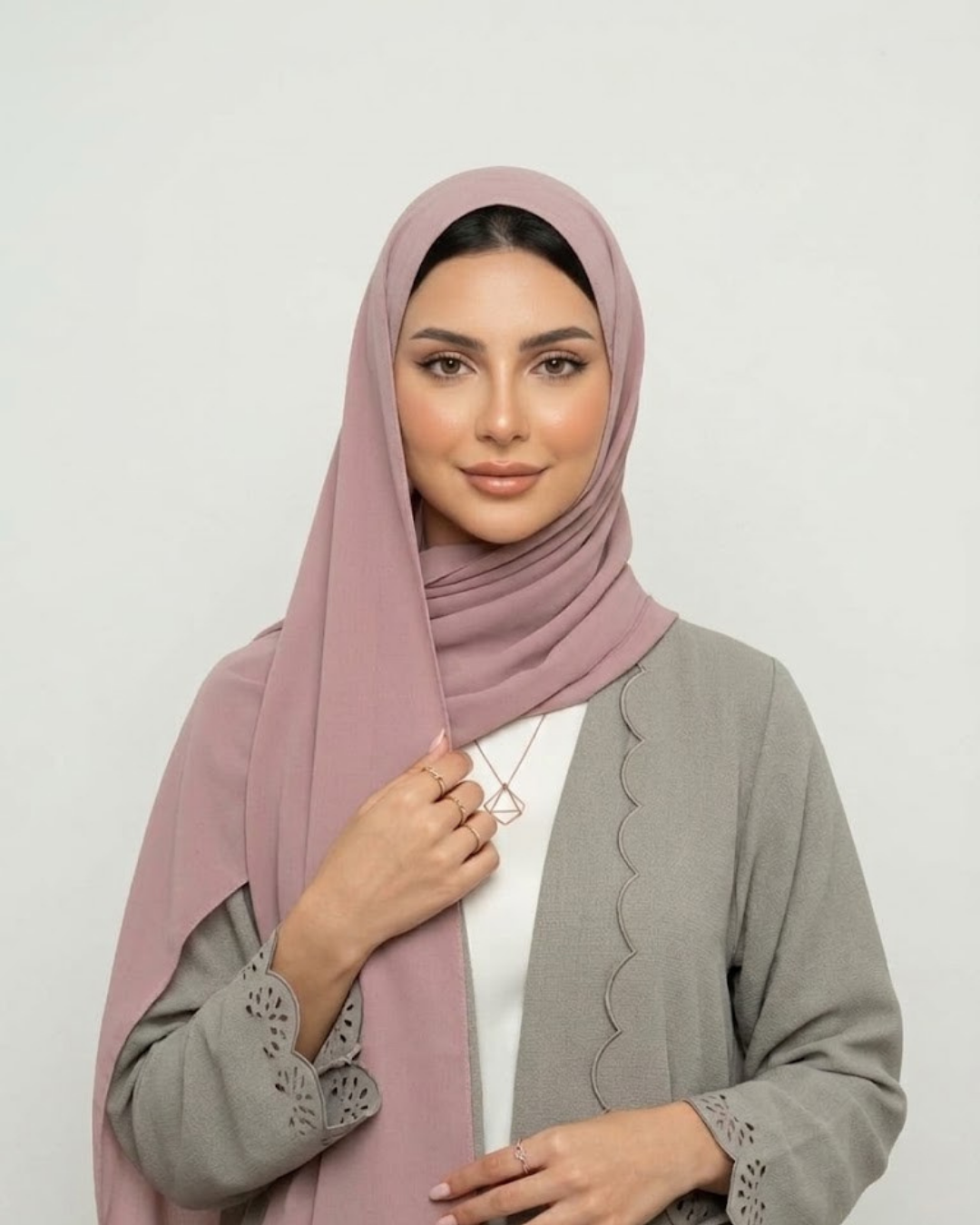Mauve Mist Georgette