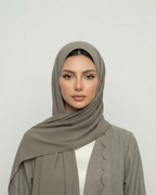 Sage Grey Georgette