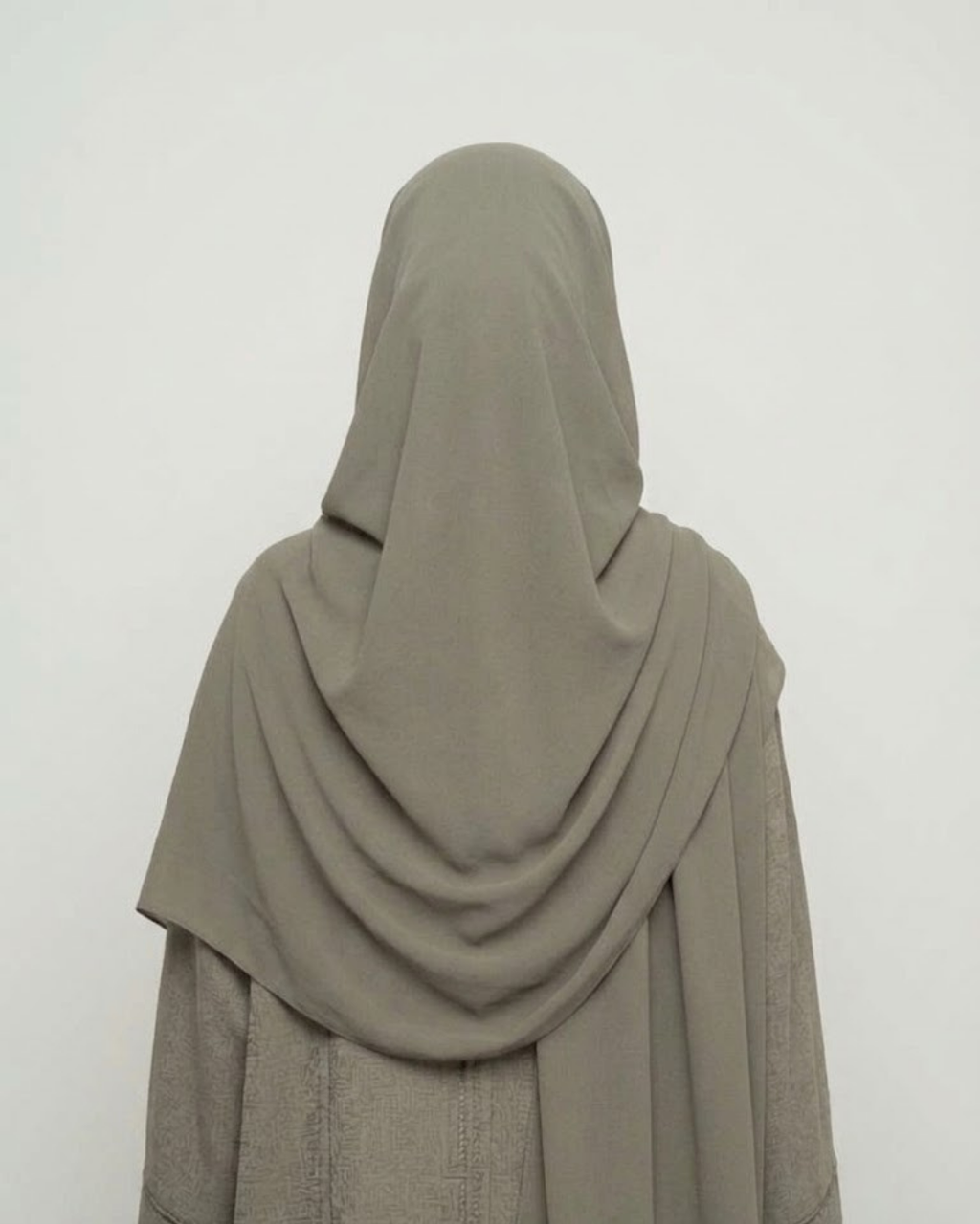 Sage Grey Georgette