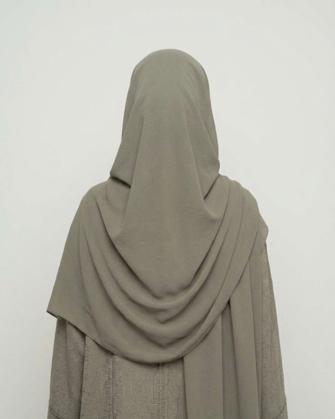 Sage Grey Georgette