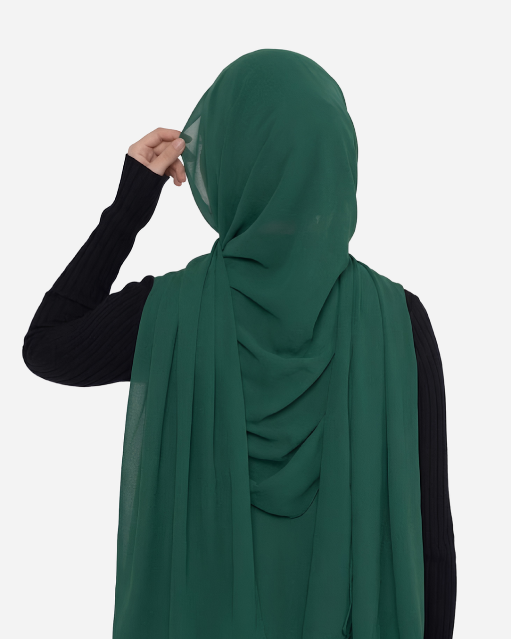Emerald Green Georgette