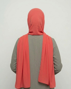 Coral Pink Georgette