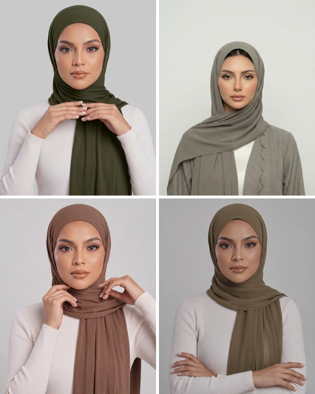 Everyday Modesty 4-Pack Hijab Set