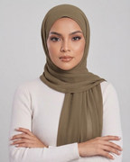 Khaki Georgette