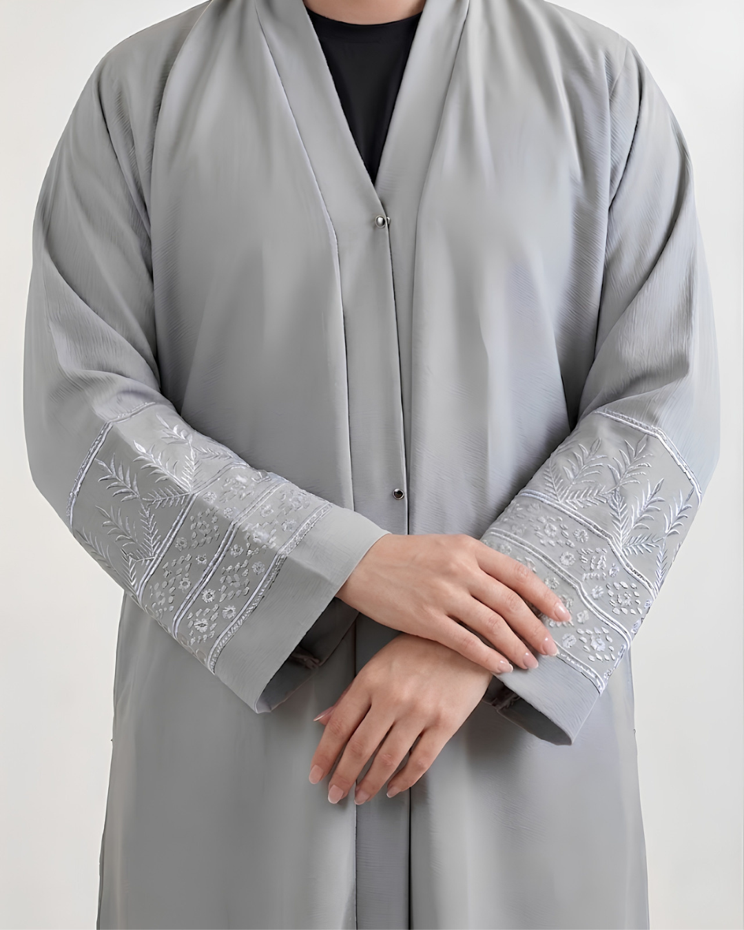 Zoya – Grey Embroidered
