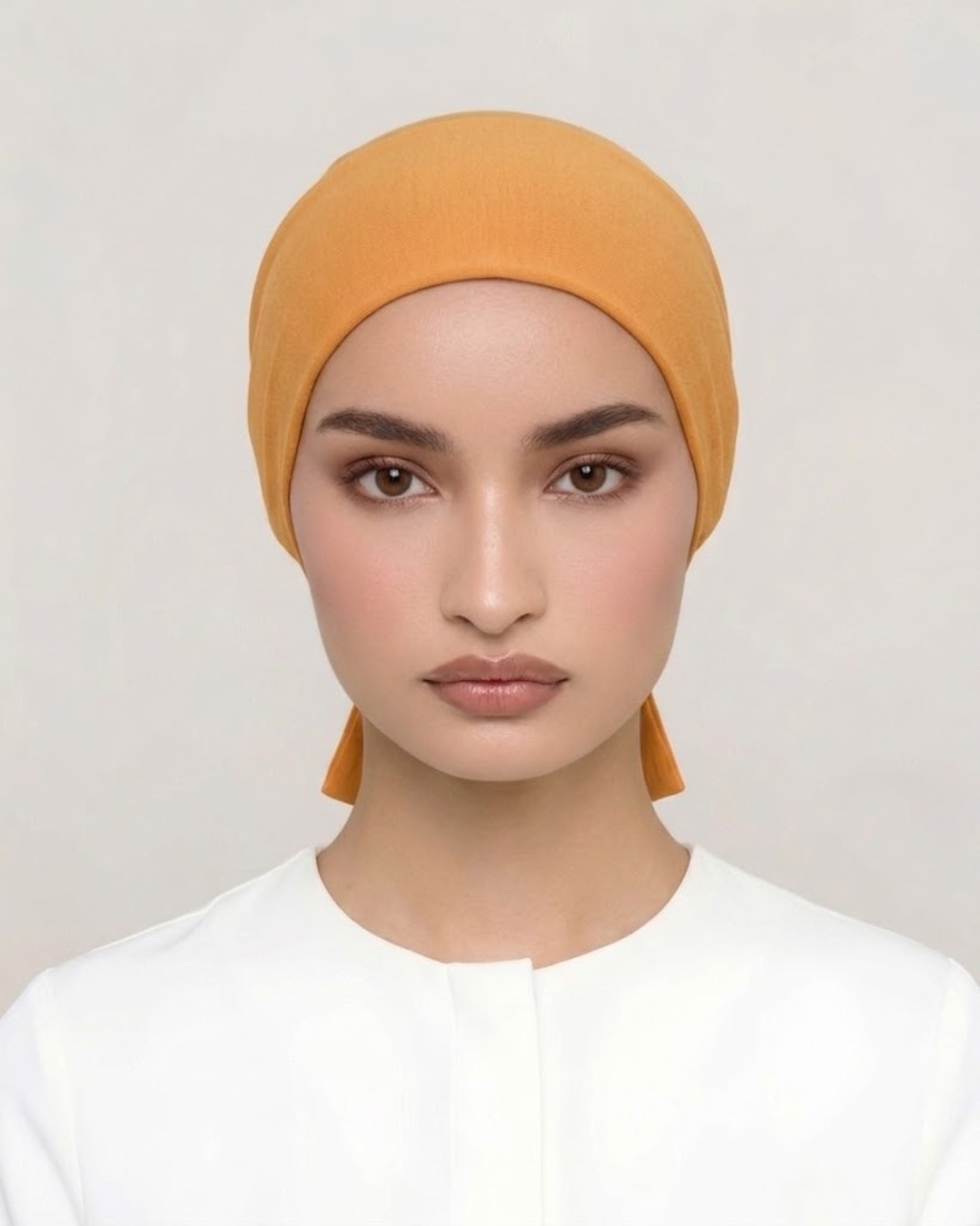 MariGold Mustard Hijab Tie Cap