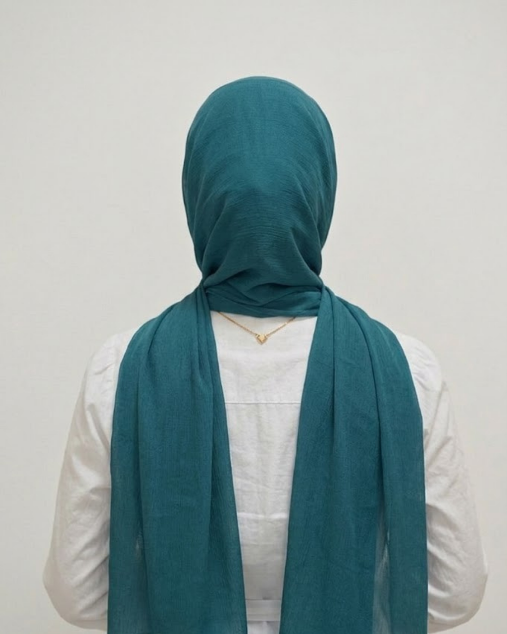 Teal Blue Georgette