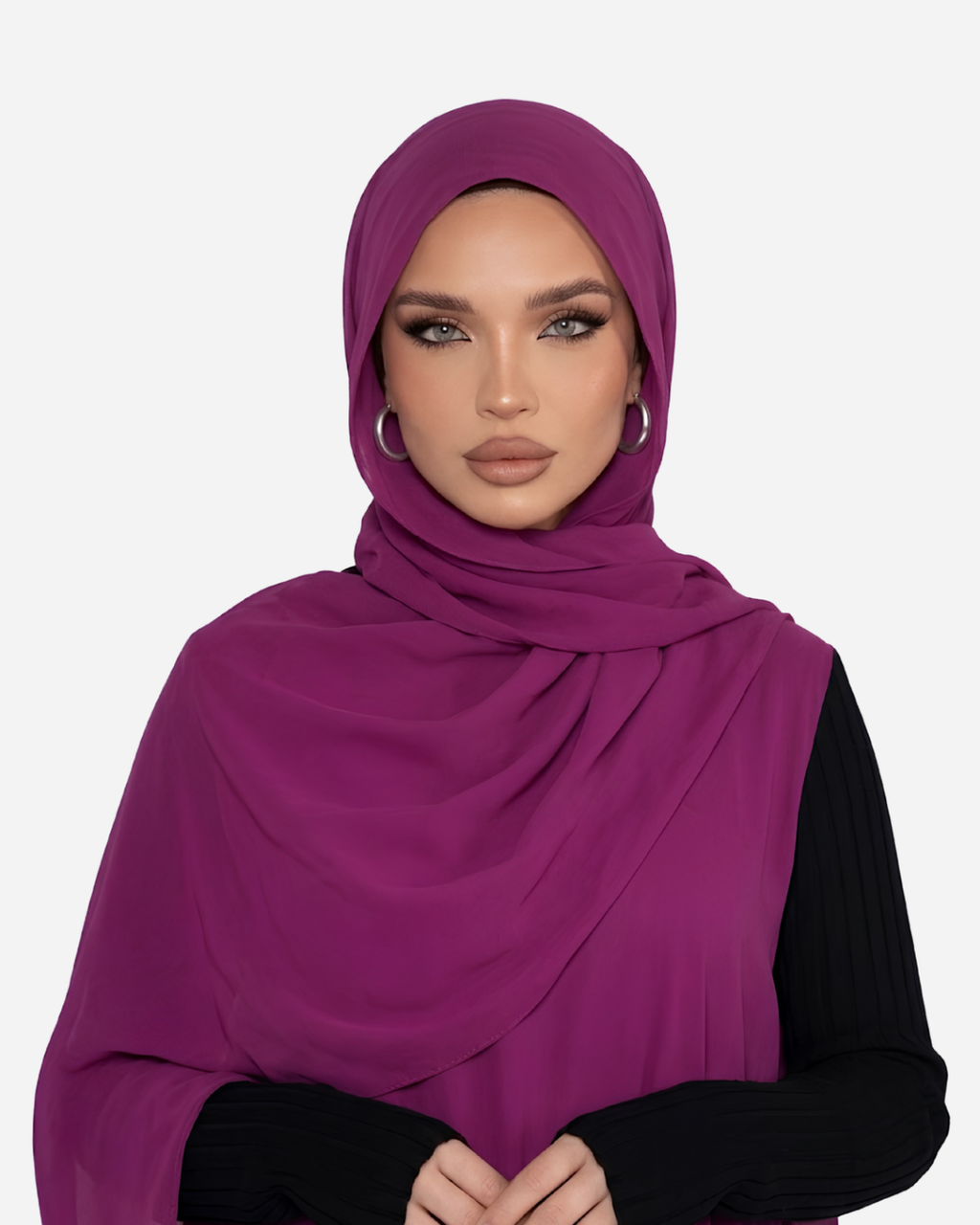 Magenta Georgette