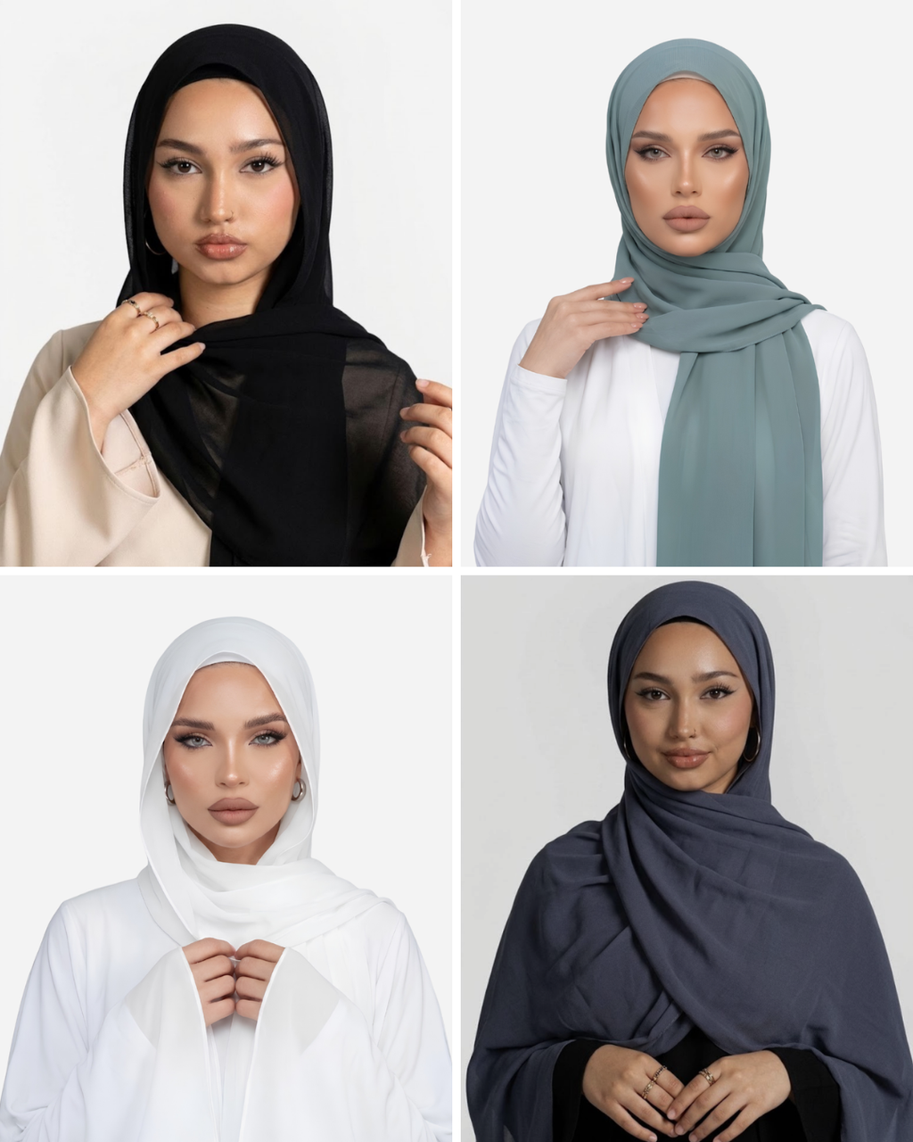 Everyday Modesty 4-Pack Hijab Set
