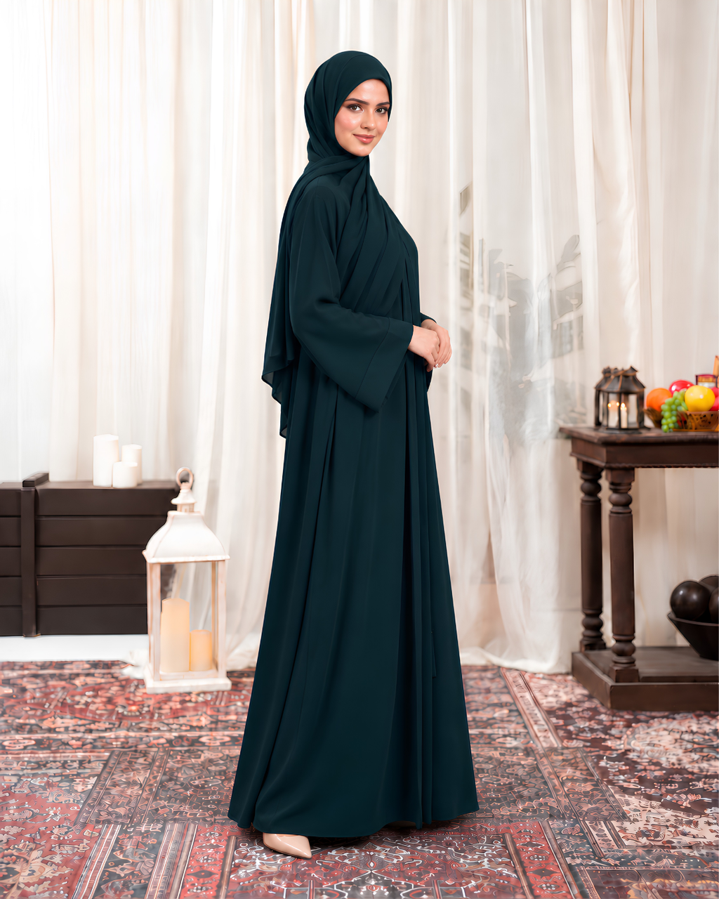 Pine Green Nida Abaya