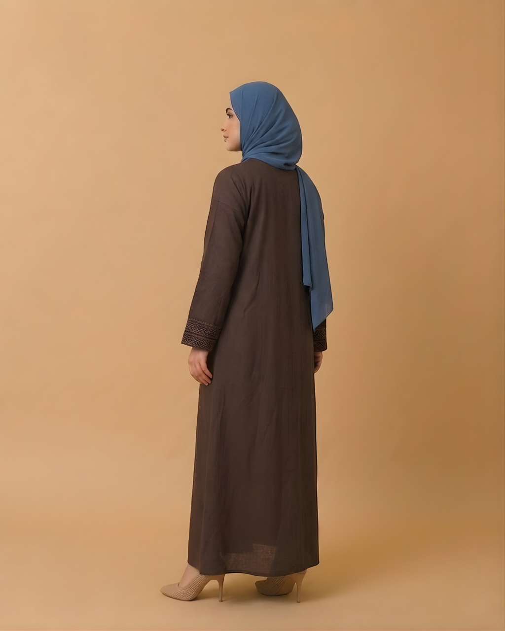 Beaded Elegance – Dark Brown