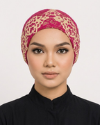 Magenta Net Cap