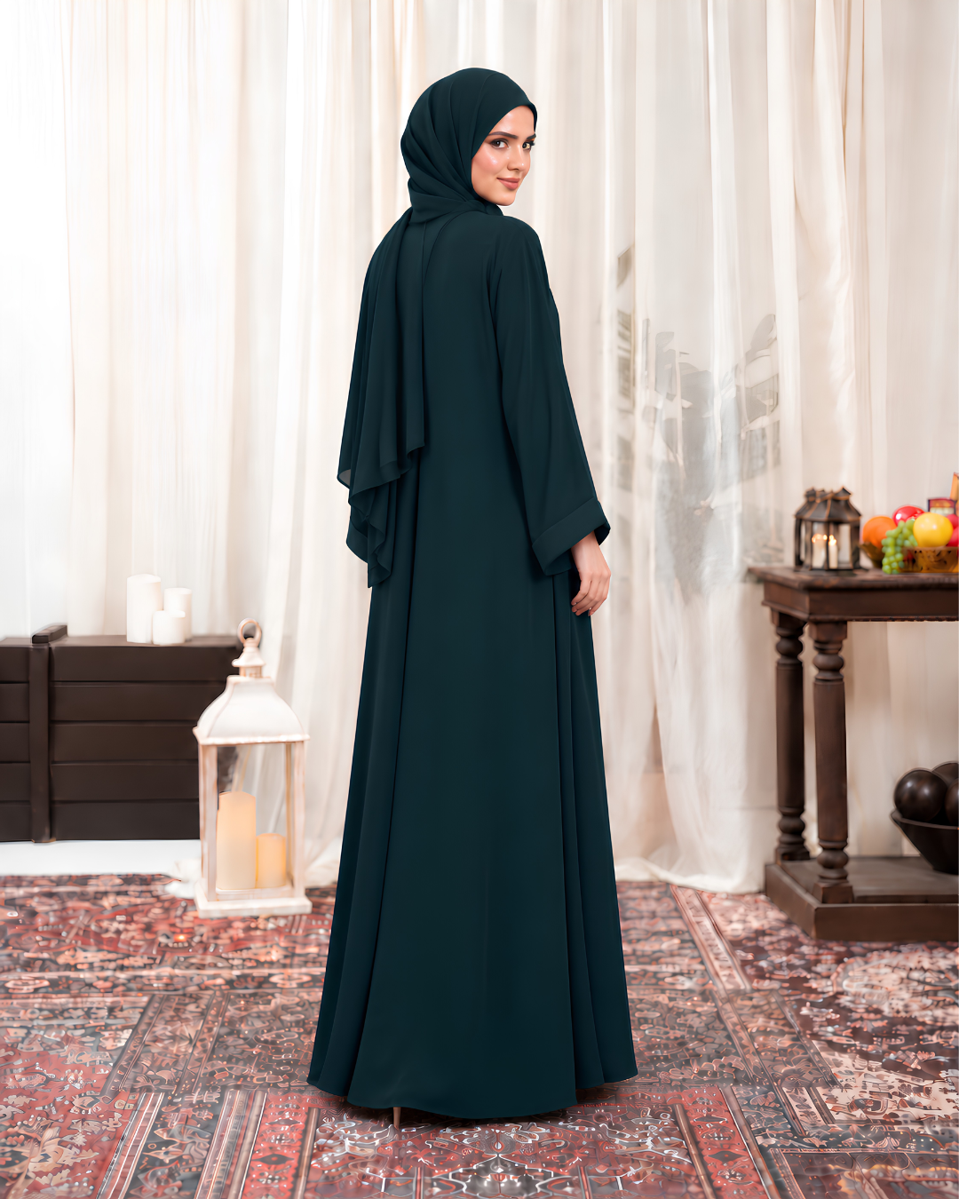 Pine Green Nida Abaya