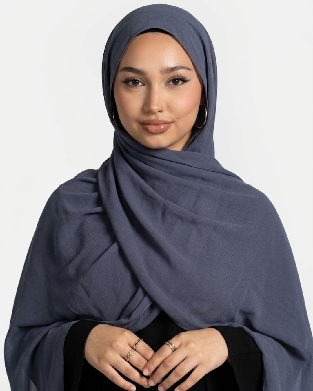 Steel Blue Georgette