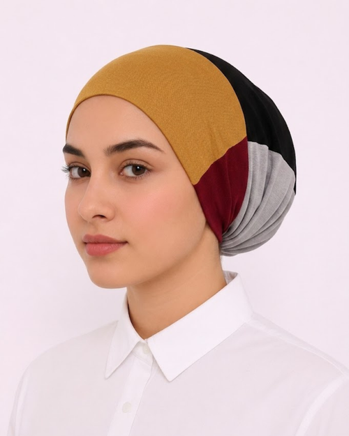 4 in 1 Hijab Cap
