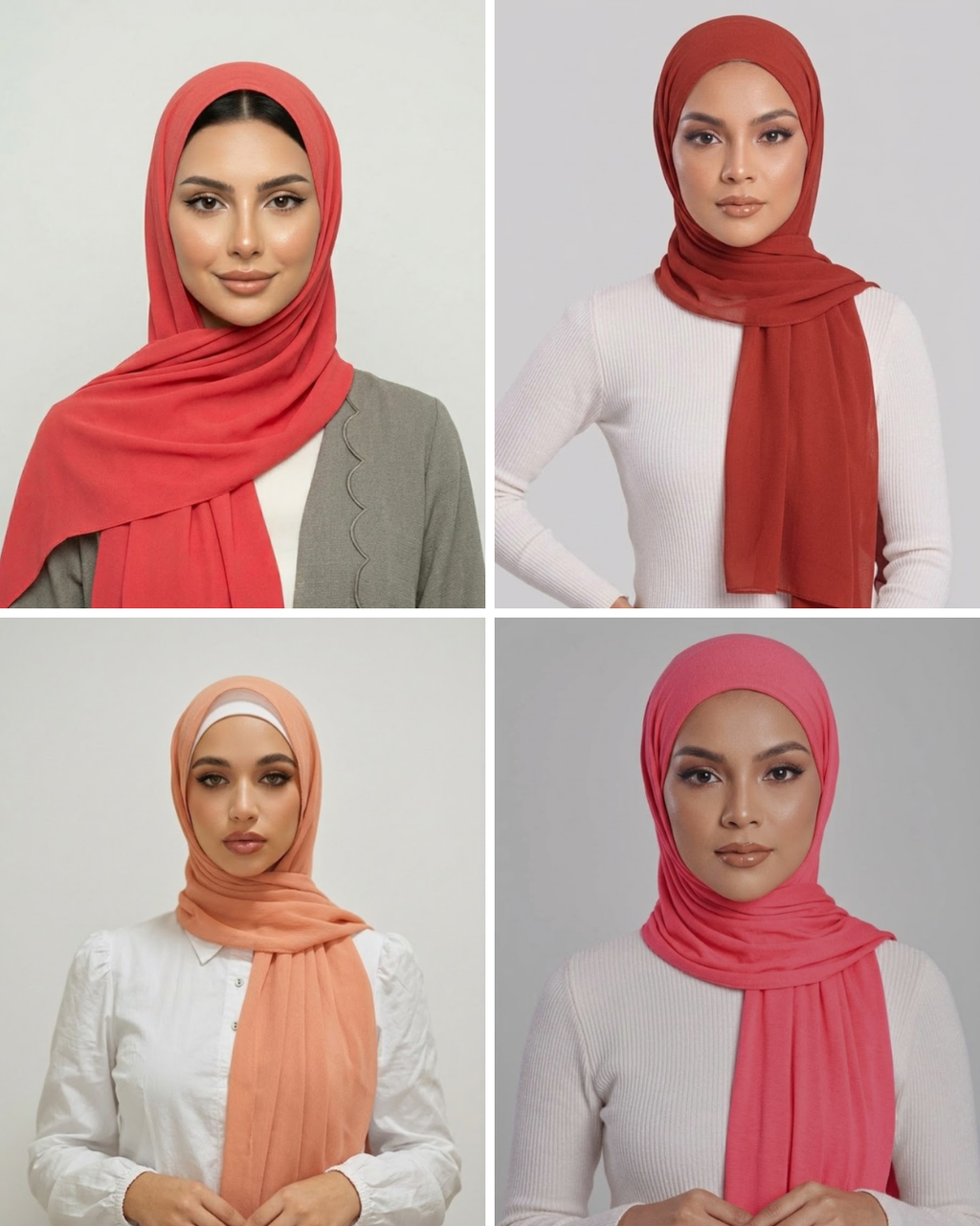 Everyday Modesty 4-Pack Hijab Set