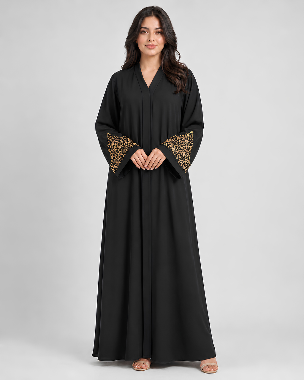 Eclipse Gold Cuff Abaya