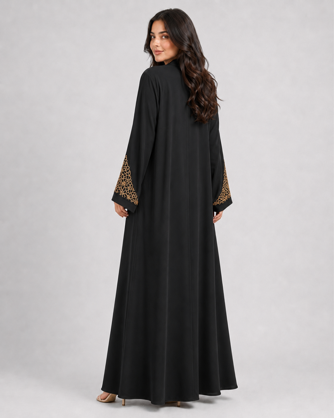 Eclipse Gold Cuff Abaya