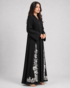 Noir Meadow Abaya