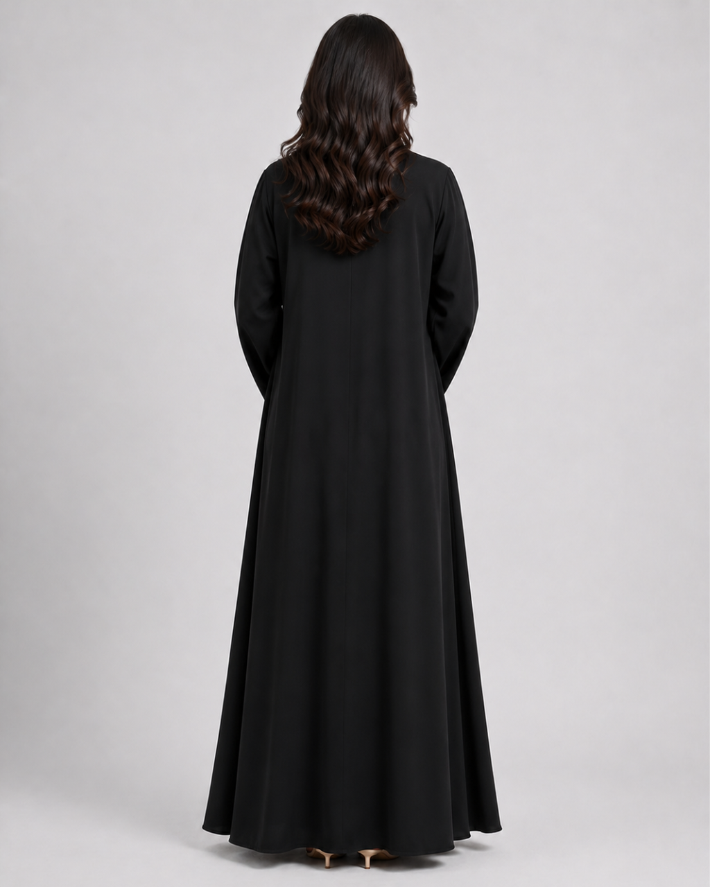 Noir Meadow Abaya