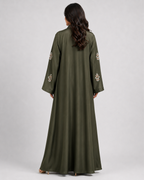 Forest Grace Silk Abaya