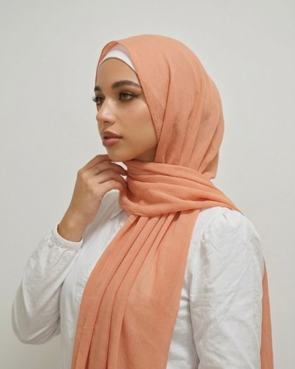 Peach Sorbet Georgette